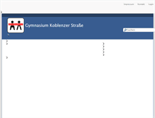 Tablet Screenshot of kobi-gymnasium.de